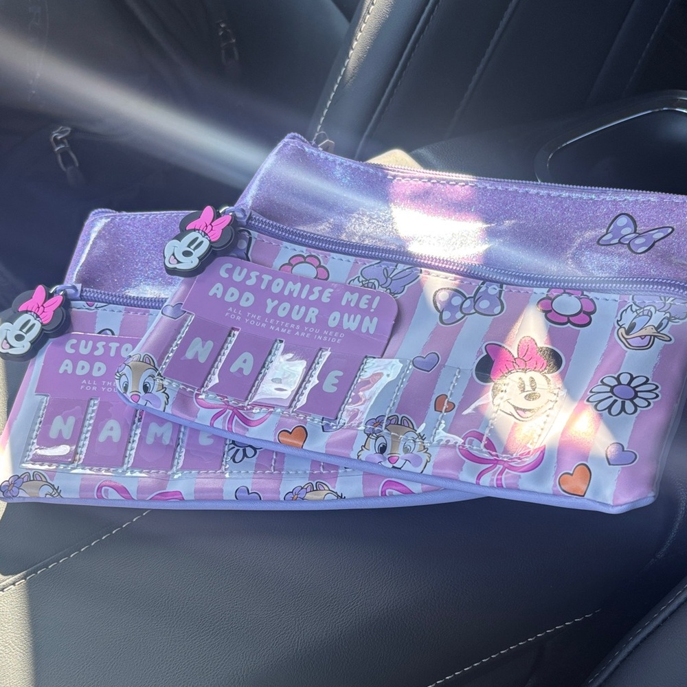 Purple Minnie Mouse Kids Pencil Case